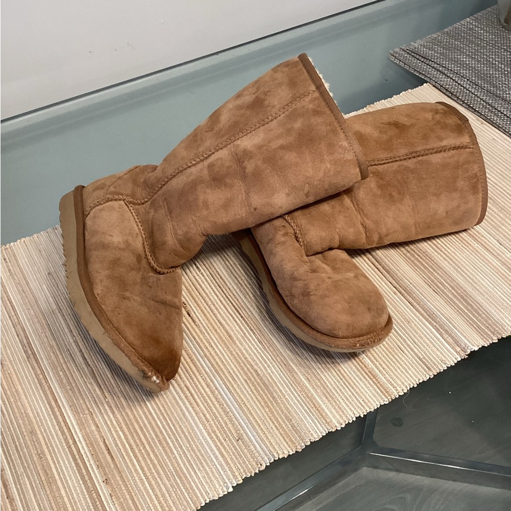 Classic Chestnut Suede Women’s Winter Boots